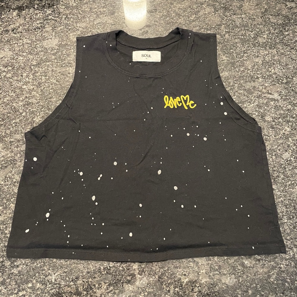 SoulCycle x Love Me Cropped Tank Top